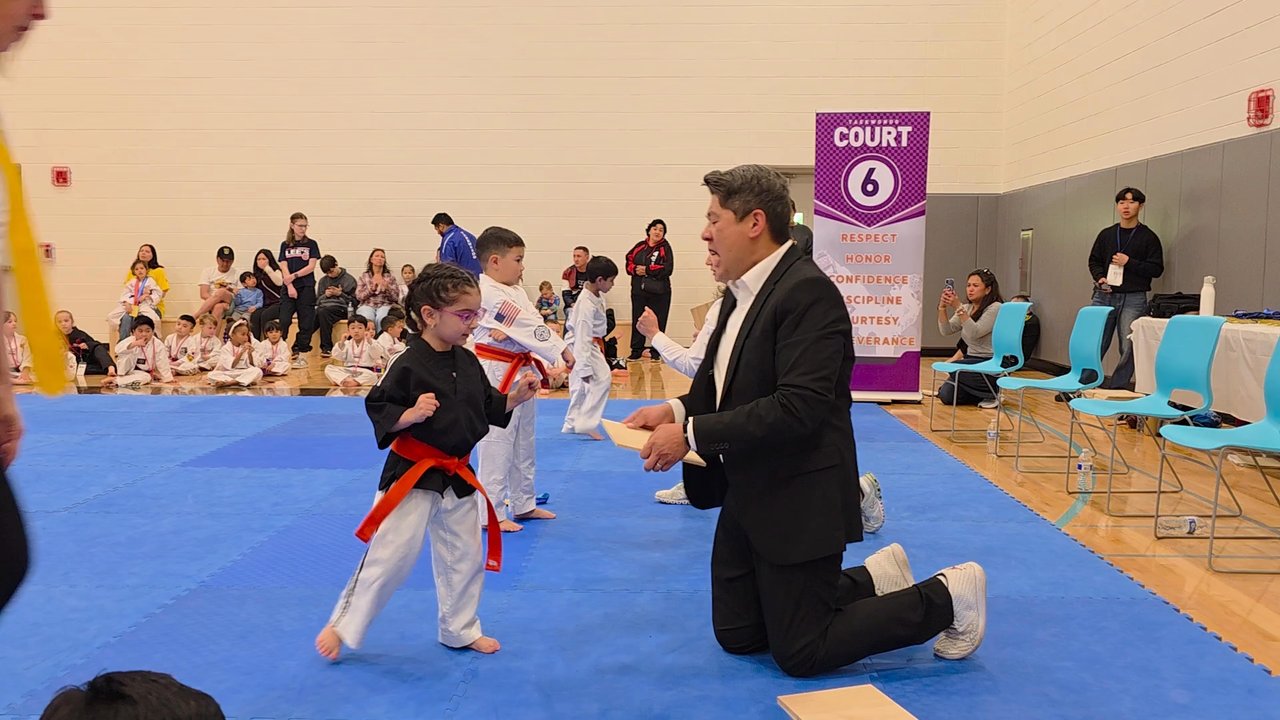Joon Lee's Tae Kwon Do - Breaking board competition - Taekwondo Near Me - Oak Lawn, Illinois