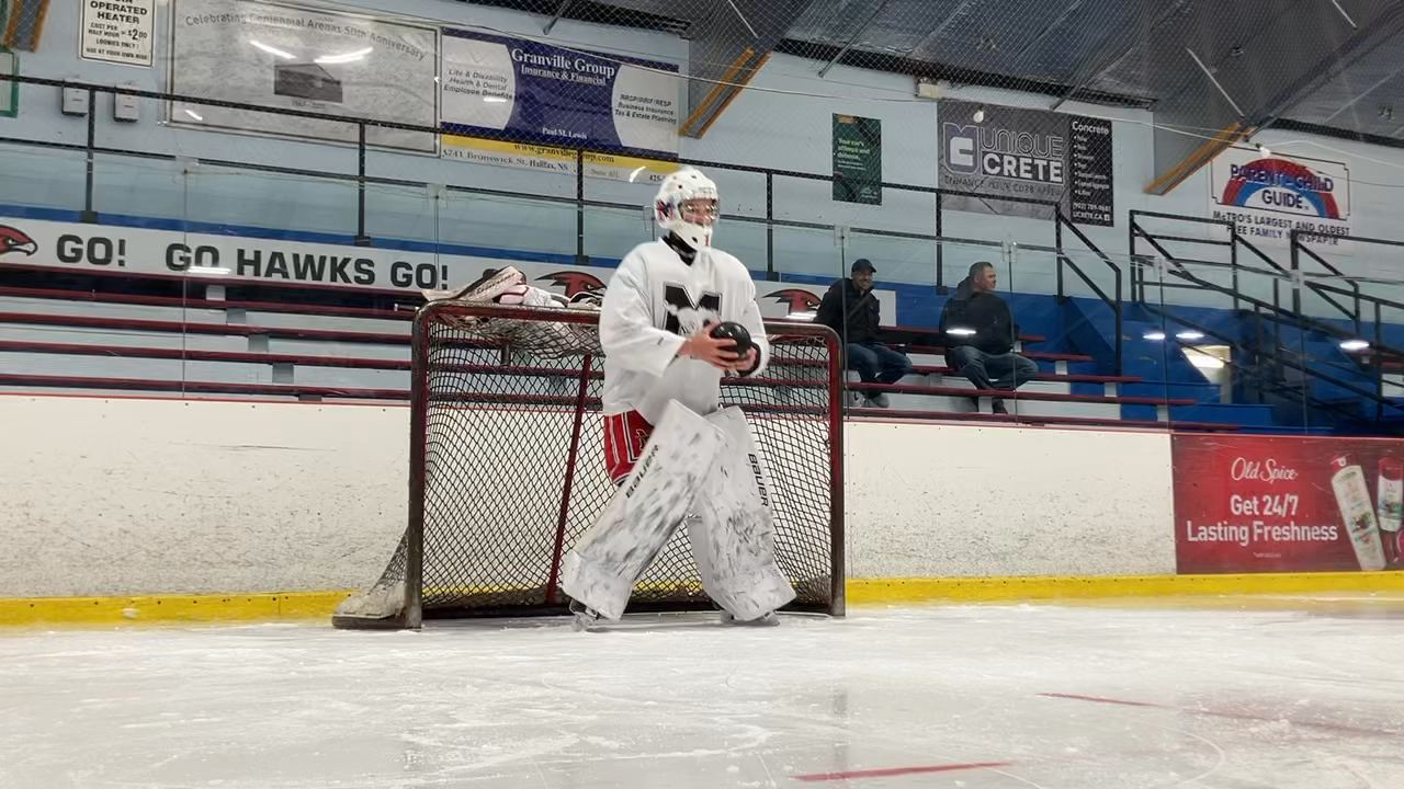 Training with Brad MacCharles of Empire Goaltending
