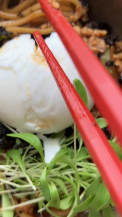 M Pocha - How to eat Mazemen - Korean Near Me - Durham, North Carolina