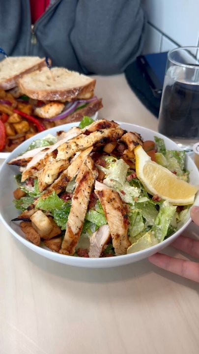 Crack’D Brunch - caesar salad with grilled chicken - Breakfast & Brunch Near Me - Toronto, Ontario