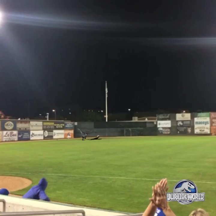Ogden Raptors Baseball - Raptors in the outfield, ha ha. [Made with Jurassic World Mobile Movie Maker app]. - Baseball Fields Near Me - Ogden, Utah