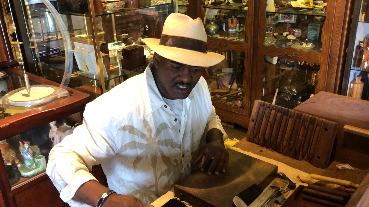 Telford's Pipe and Cigar - The master taking my order - Tobacco Shops Near Me - Mill Valley, California