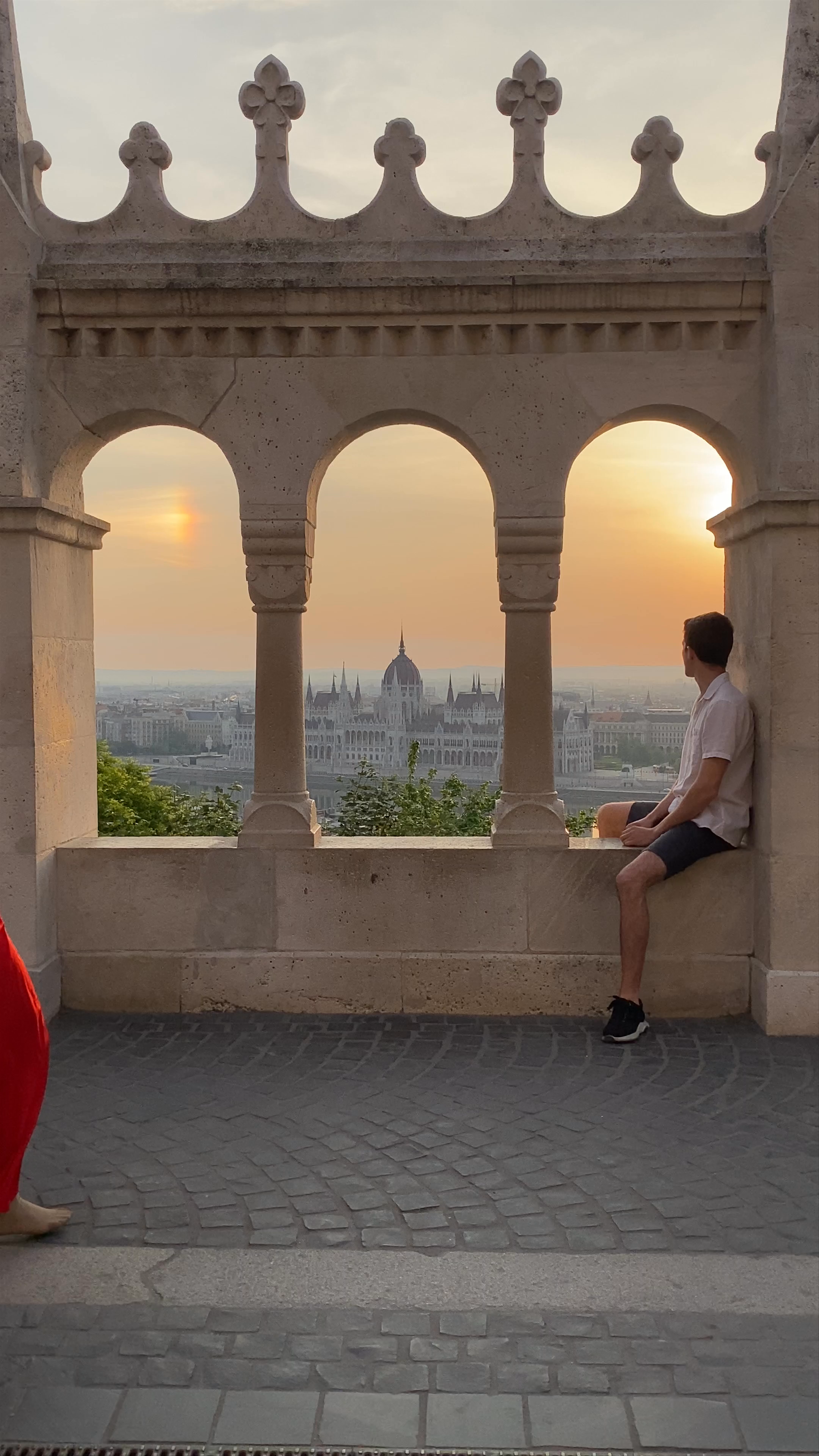 Sunset Romance at Fisherman's Bastion, Budapest
