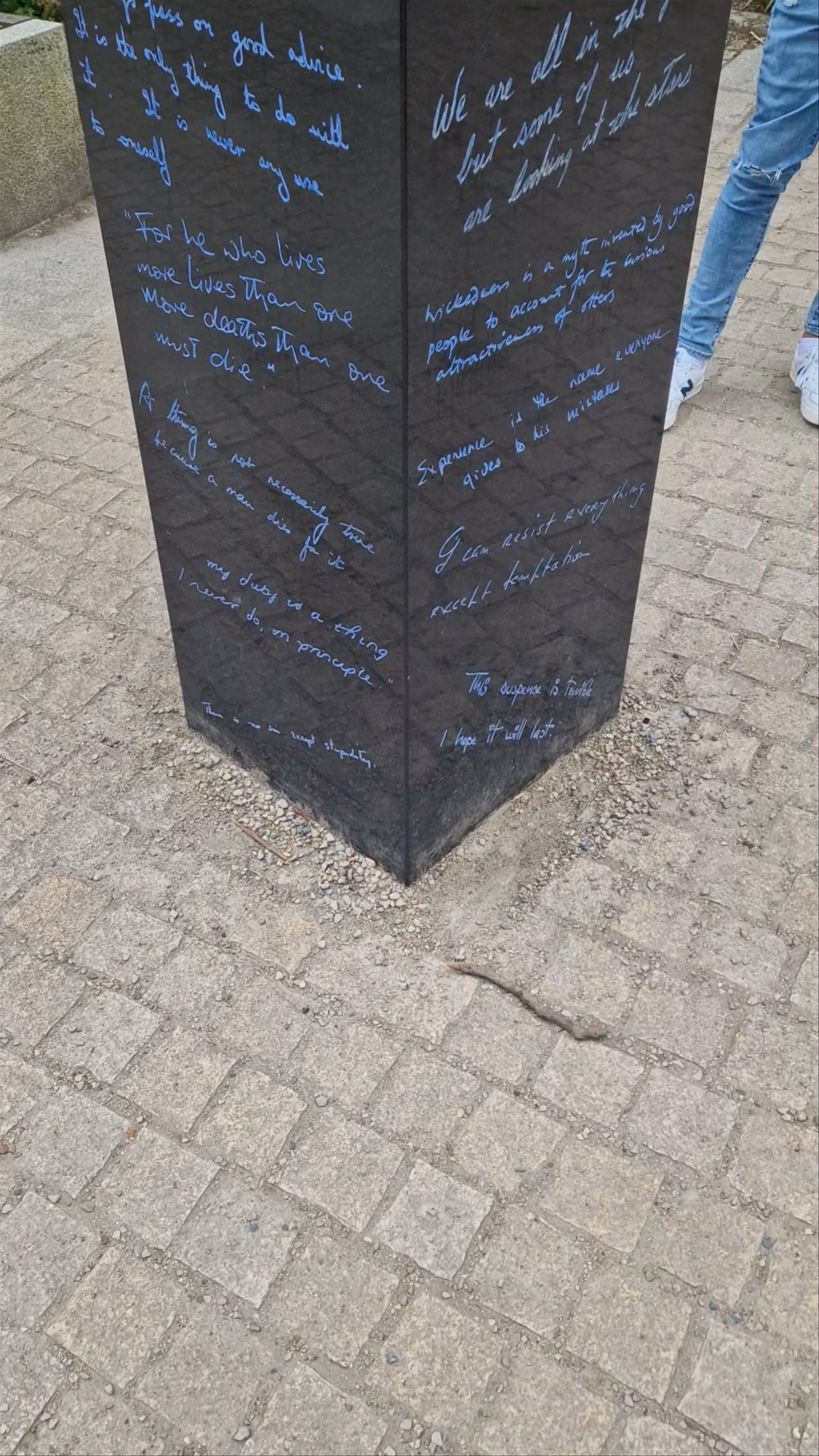 The Oscar Wilde Monument