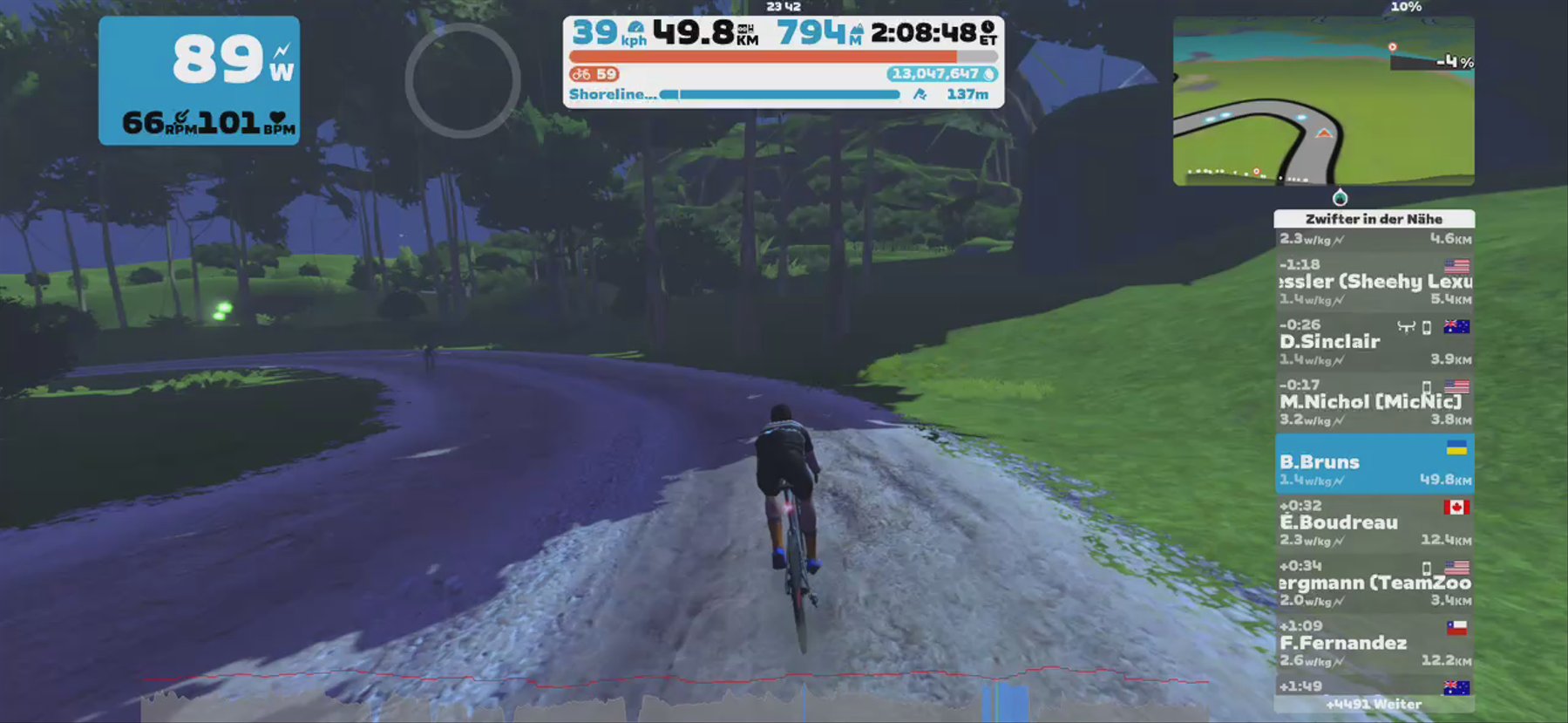 Zwift - Shorelines and Summits in Watopia