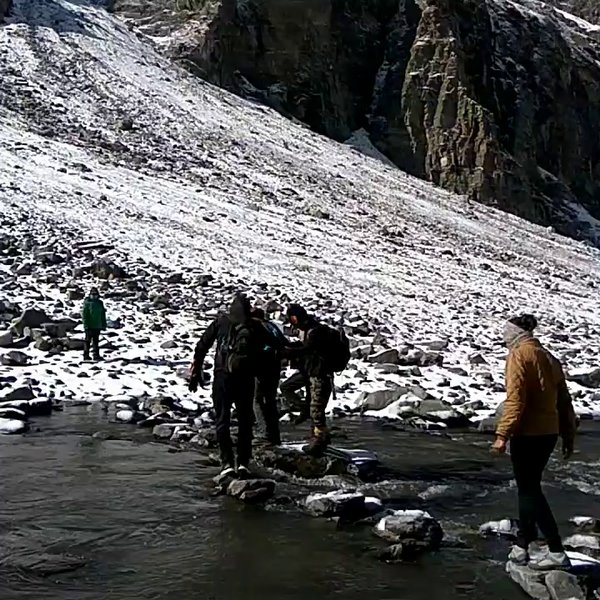 Photo of Crossing river with 