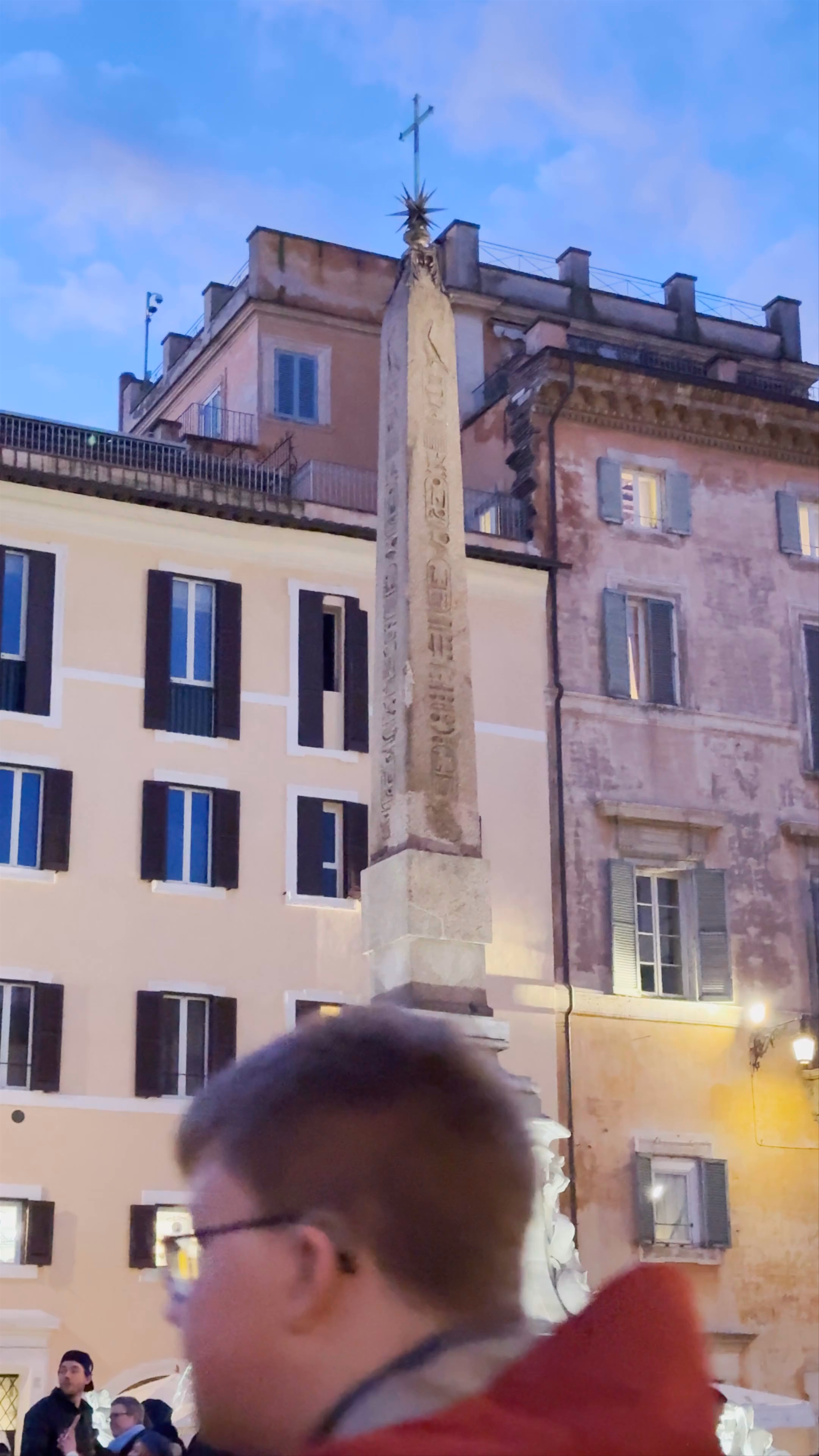 Evening Ambiance at Fontana del Pantheon, Rome