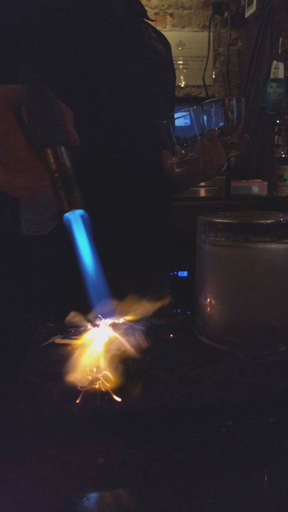 The Cotton Room - Smoked old fashioned - Cocktail Bars Near Me - Charlotte, North Carolina