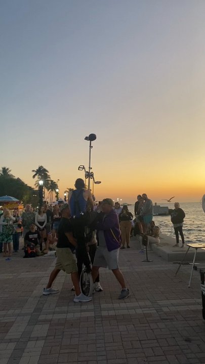 Sunset Celebration at Mallory Square - Street performers at sunset - Festivals Near Me - Key West, Florida