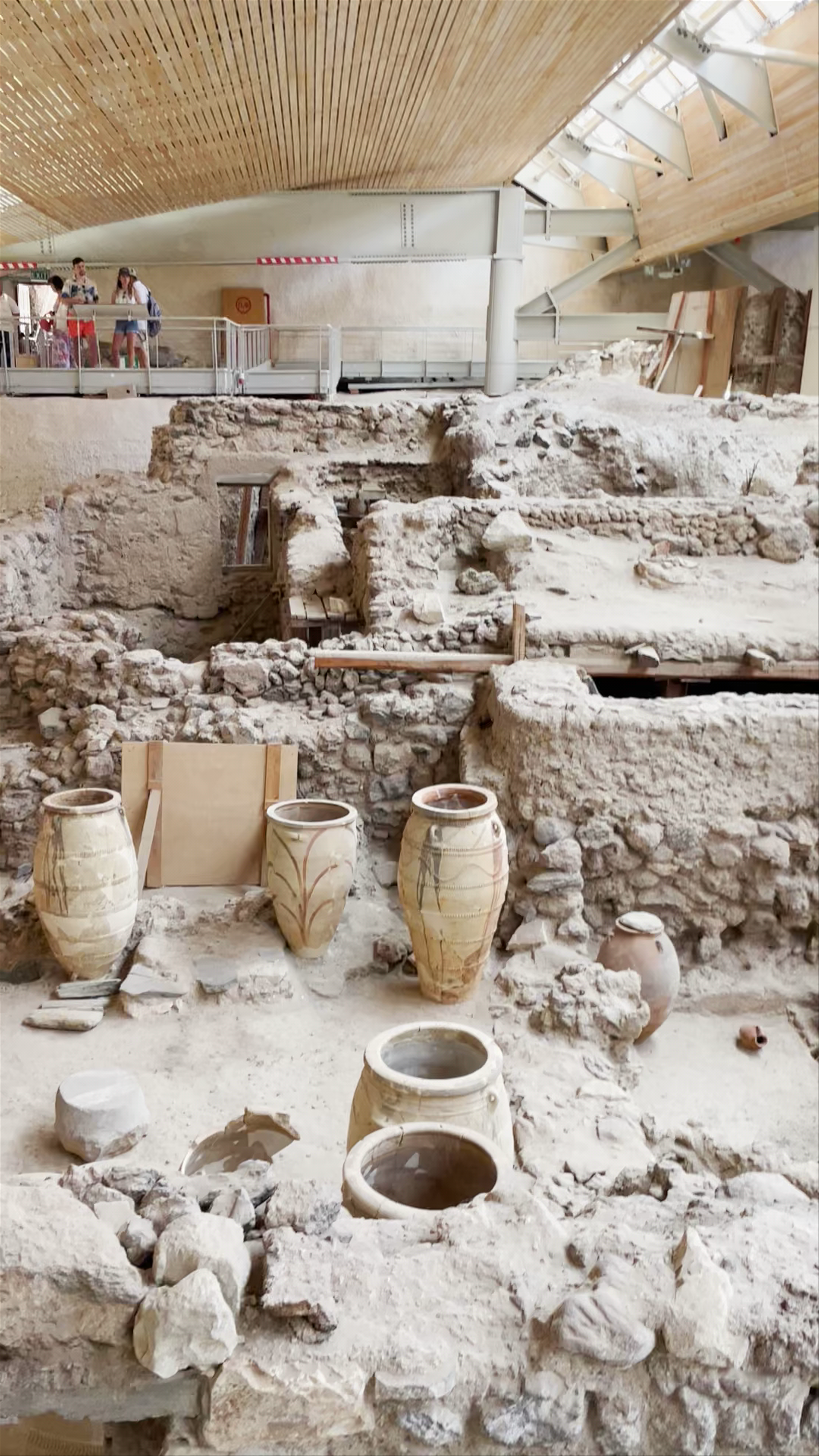 Exploring the Prehistoric Town of Akrotiri, Santorini