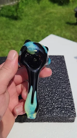 Preview pic of Titan and galaxy color drip spoon
