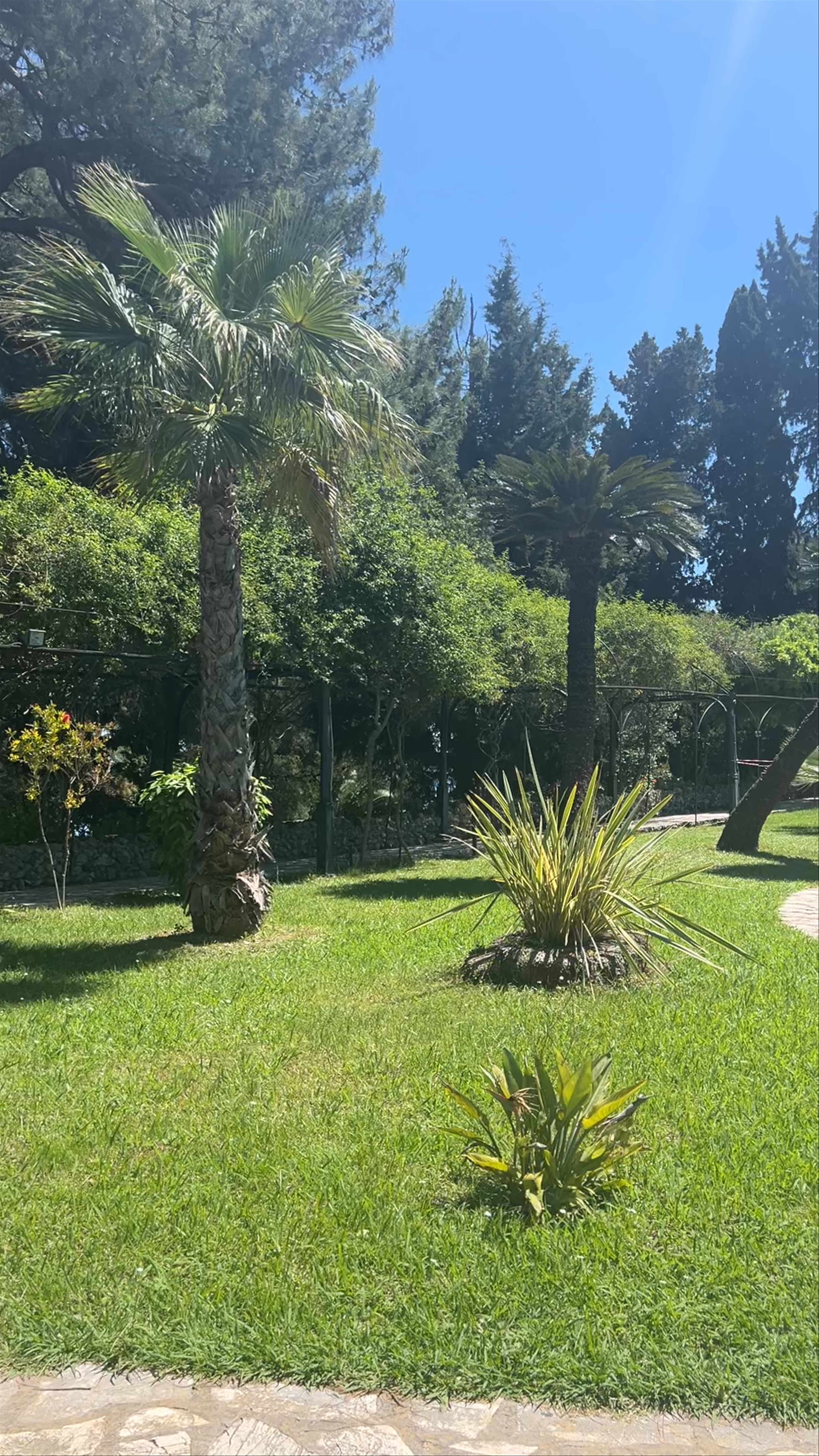 Achilleion Palace Garden Walkthrough in Corfu, Greece
