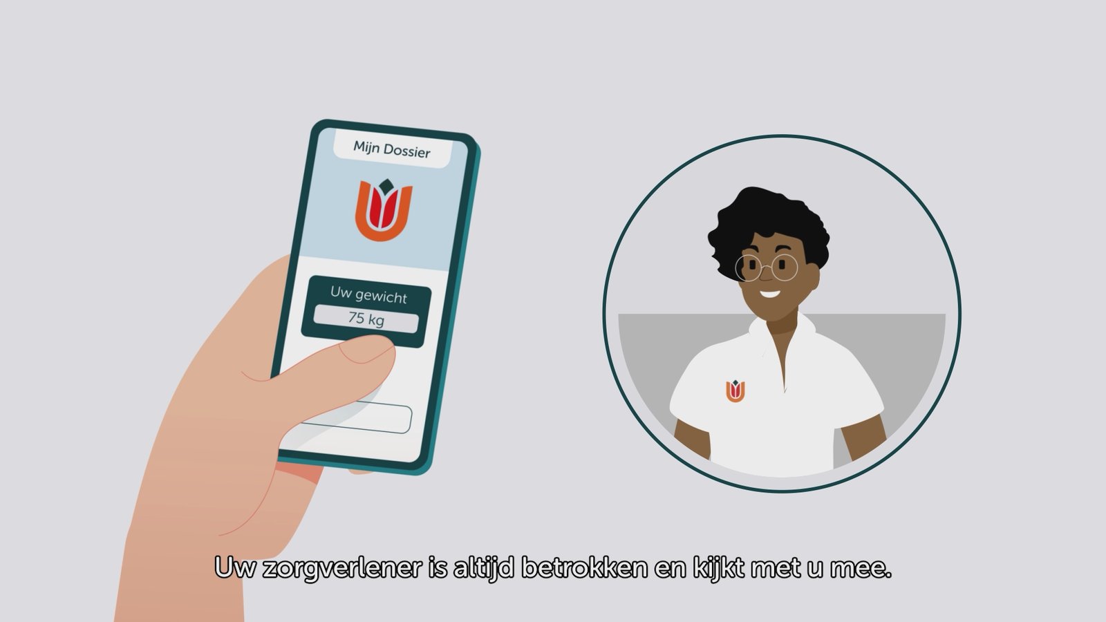Still uit de animatie over thuismonitoring
