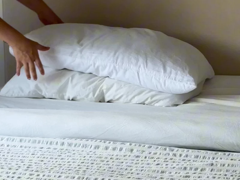 Make the bed with me