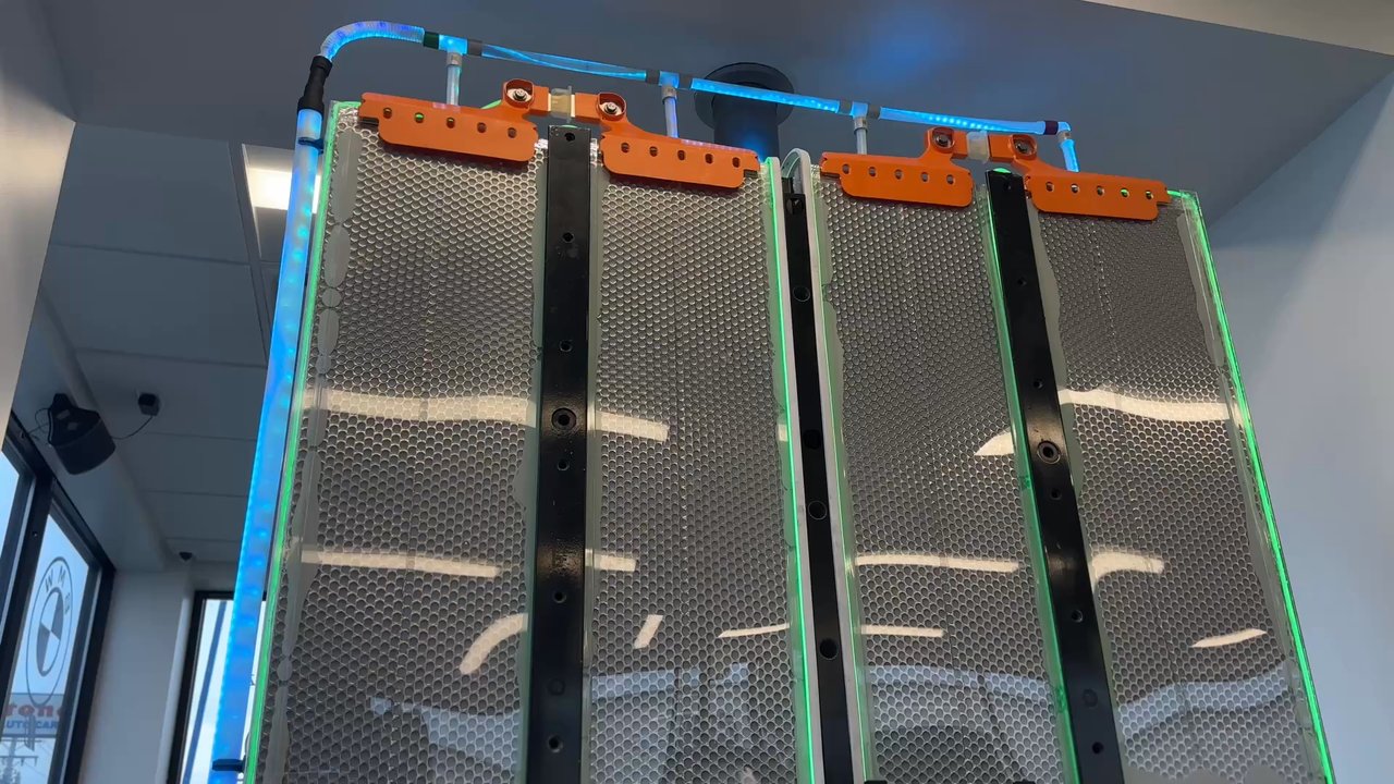 TD/EV by Tire Discounters - Really cool display of a Tesla battery - Tires Near Me - Cincinnati, Ohio