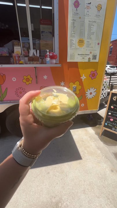 Sunshine Sister Coffee - Coconut Matcha with Mango Coldfoam - Coffee & Tea Near Me - Bastrop, Texas