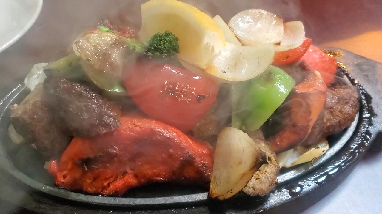 Masala Express - Listen to the sizzle! Get that food off the platter asap, tho! - Indian Near Me - Santa Rosa, California