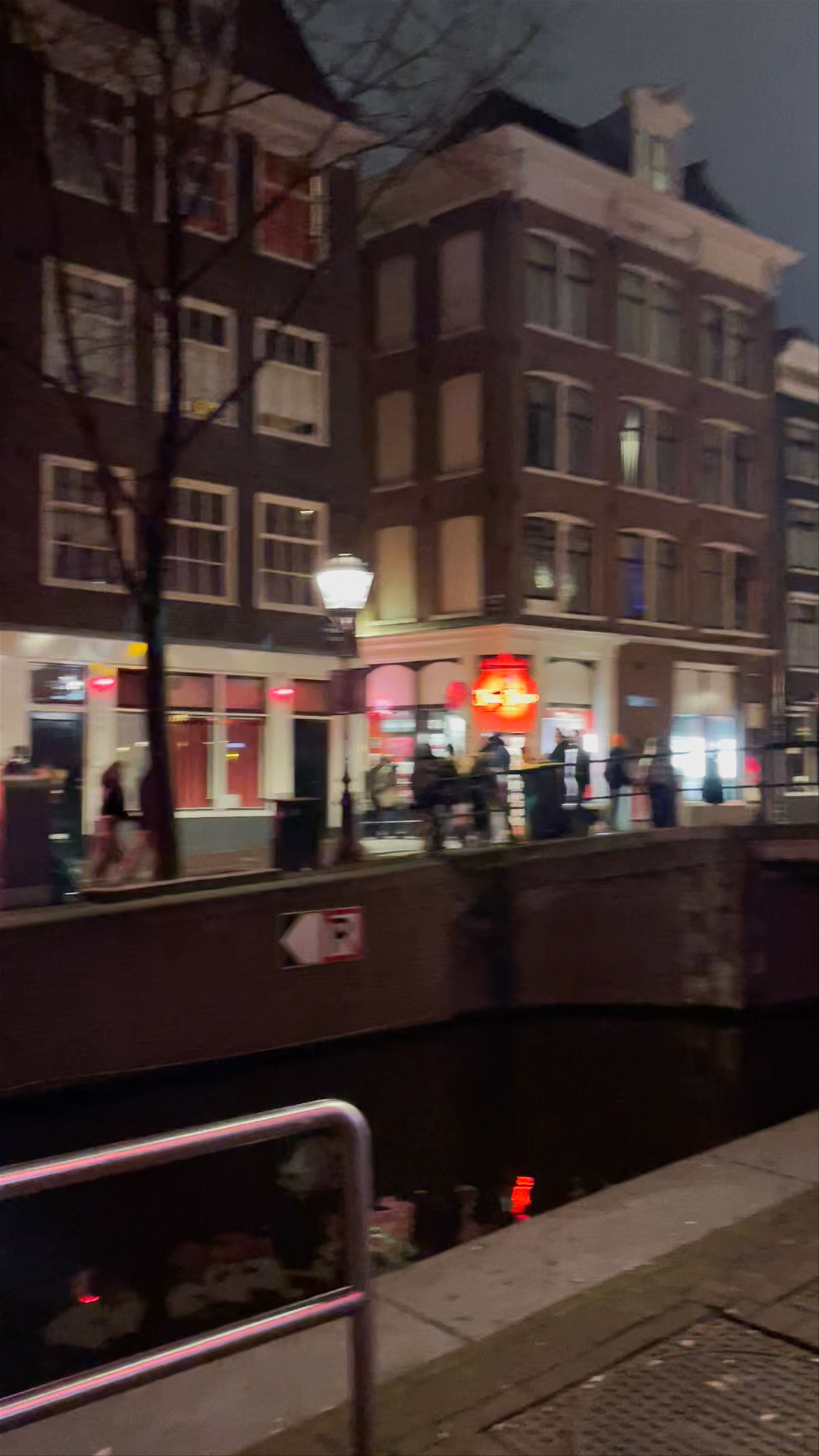 Nightlife Stroll on Oudezijds Achterburgwal, Amsterdam
