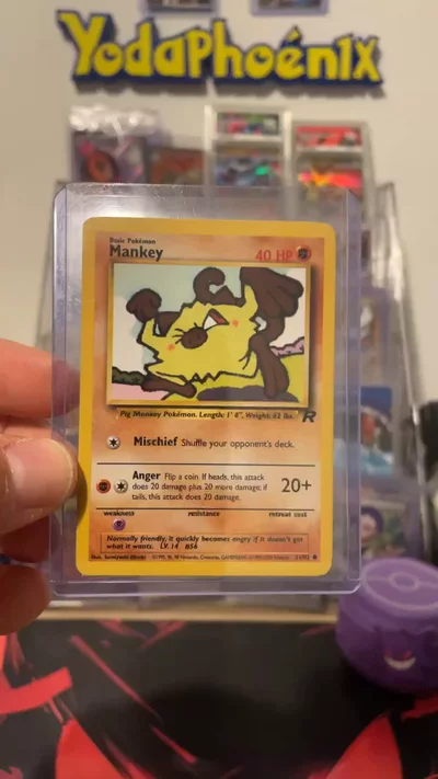 Pokemon Mankey 61/82 [Team Rocket]