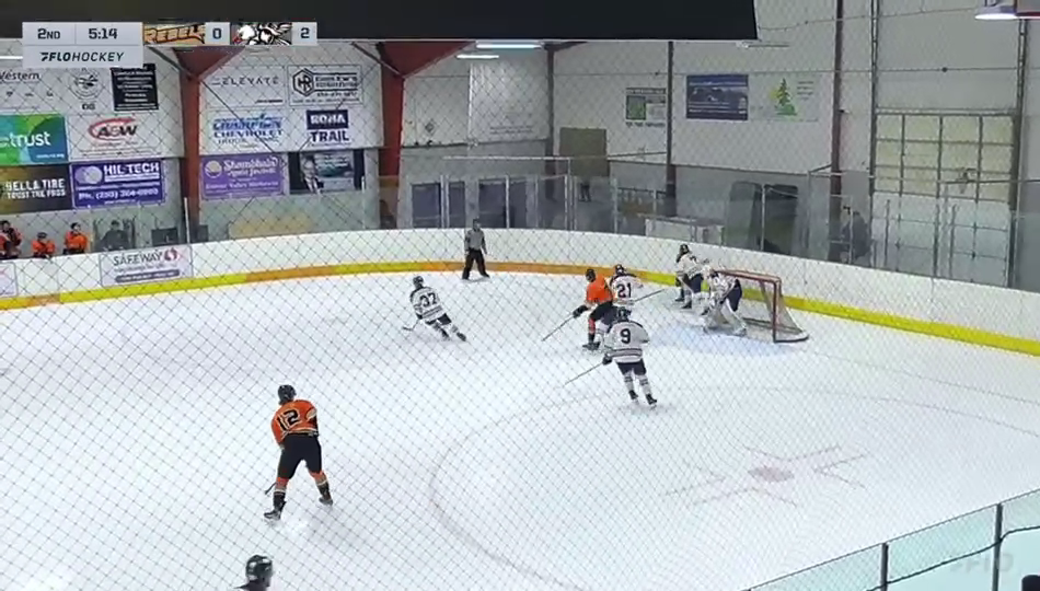 Joshua Gamble's Impressive Plays Behind the Net | Castlegar Rebels Highlights