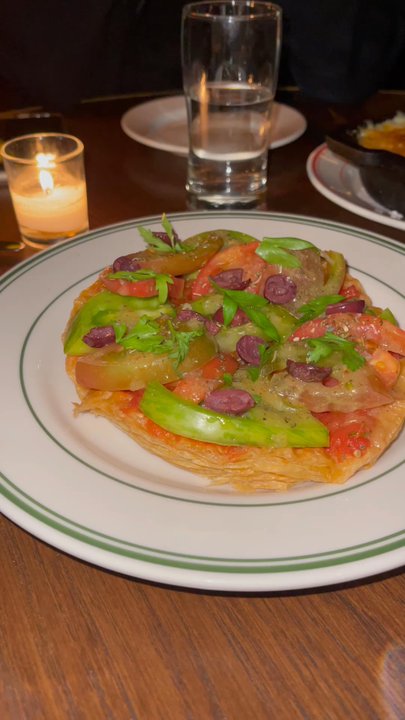 Le Suprême - Heirloom tomato tarte - French Near Me - Detroit, Michigan