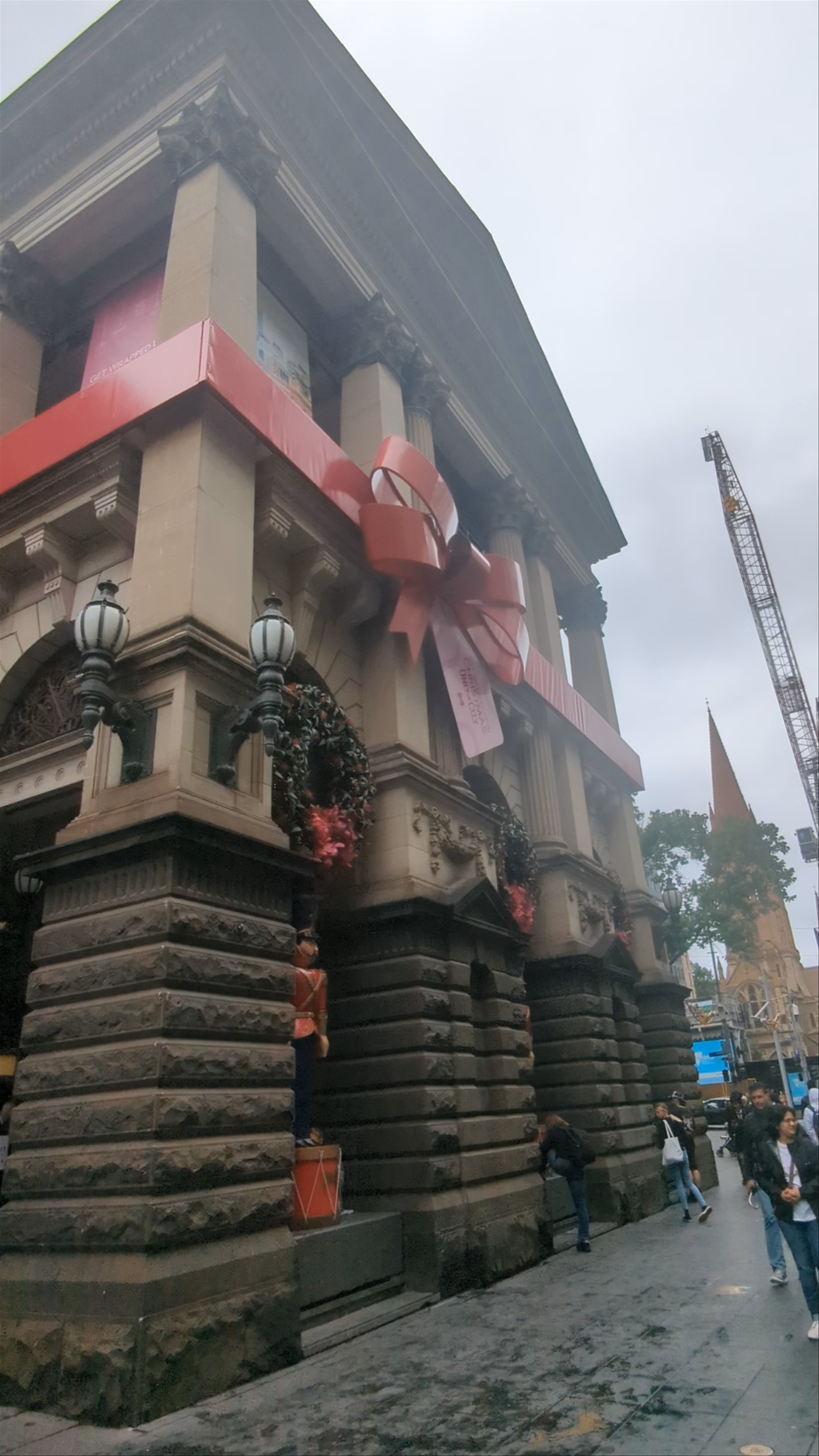 Festive Melbourne Town Hall: Historical Charm Meets Holiday Spirit