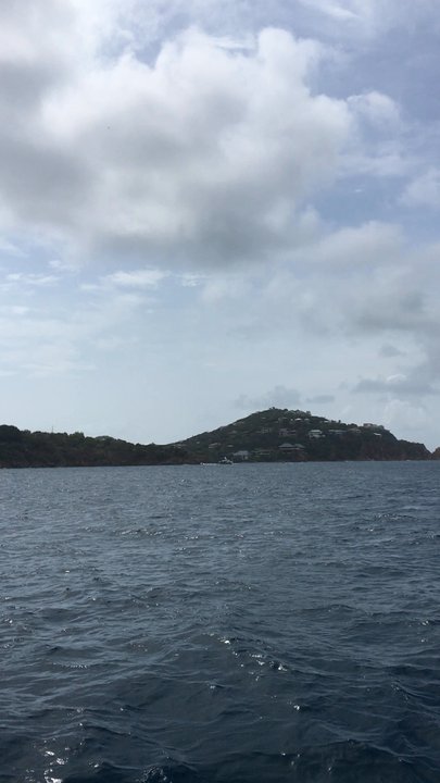 Car Barge To St. John - Approaching St. John on the car barge - Transportation Near Me - Smith Bay, Virgin Islands