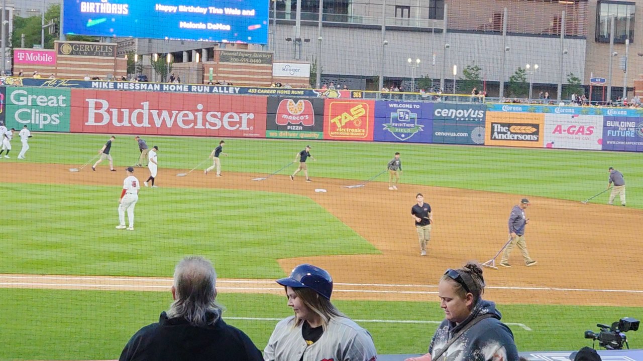 Fifth Third Field - Dragging the diamond in between innings - Stadiums & Arenas Near Me - Toledo, Ohio