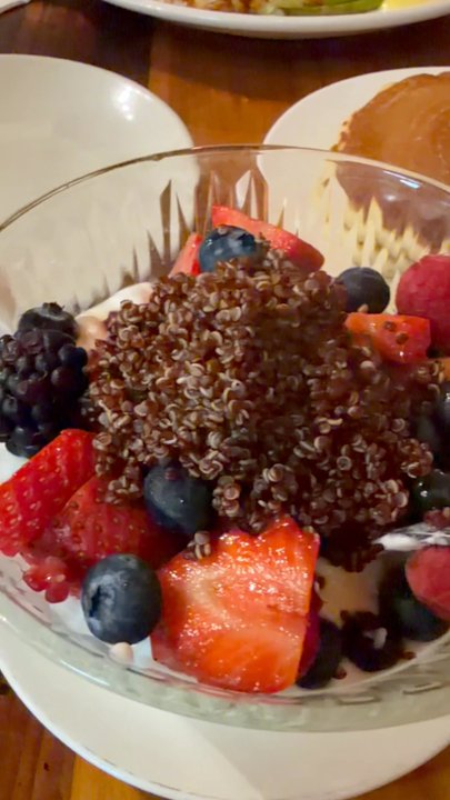 Starwood Cafe - Berry Quinoa Parfait - Diners Near Me - Lewisville, Texas