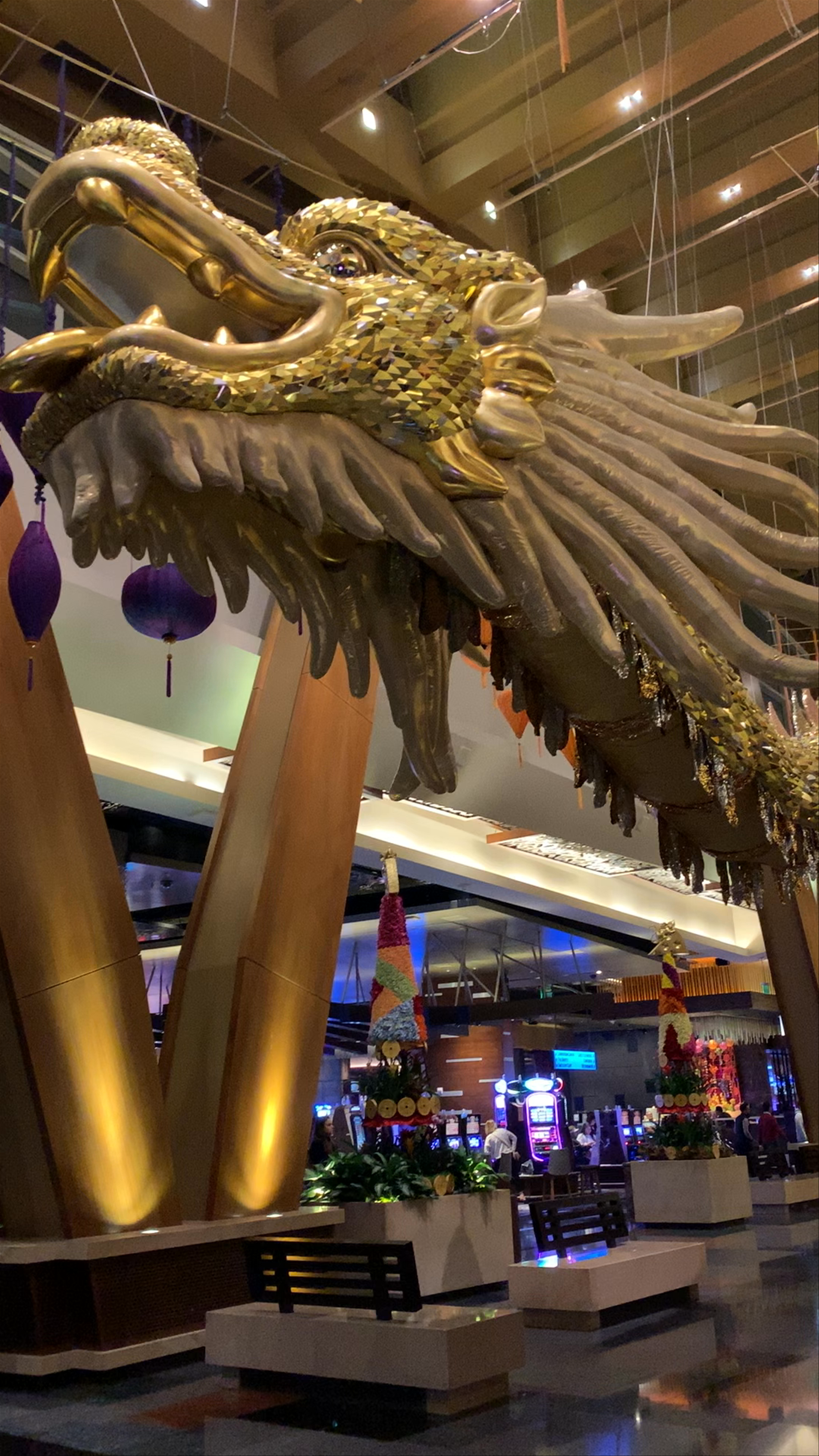 ARIA Resort & Casino: The Majestic Golden Dragon in Las Vegas