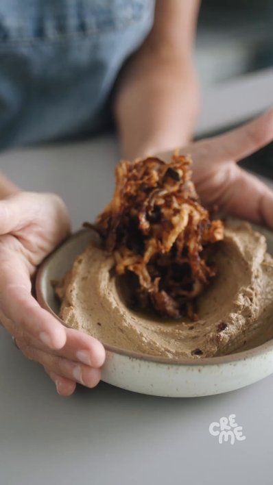 Chicken Liver Pâté with Fried Onions