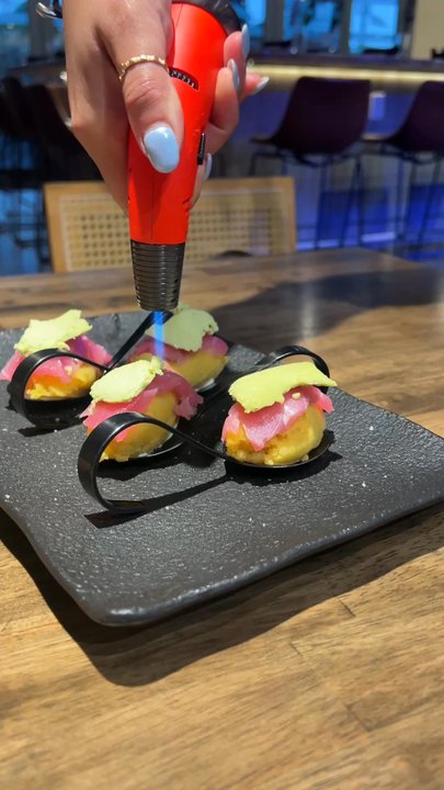 Manta Peruvian Cuisine - Tuna causitas tostadas - Seafood Near Me - Lighthouse Point, Florida