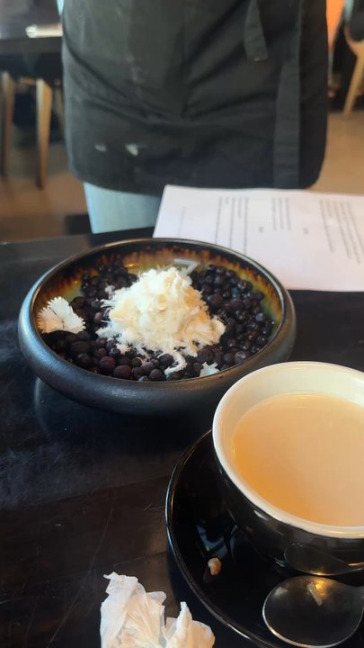 Bistro Pobite Gary - The blueberry dessert!!! - Pizza Near Me - Gdańsk, PM