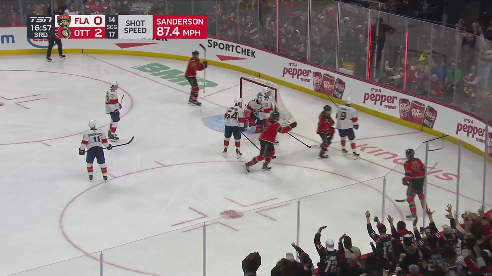 Zetterlund Scores Twice as Sens Tighten Wild Card Grip · Apr. 9, 2026