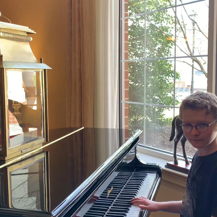 Wyndham Gettysburg - Alex playing a  Bach invention on the Grande Piano at the Wyndham hotel Gettysburg lobby! - Hotels Near Me - Gettysburg, Pennsylvania