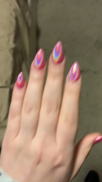 V V Nails - Metallic! She said you could pick any colors! - Nail Salons Near Me - Walker, Louisiana