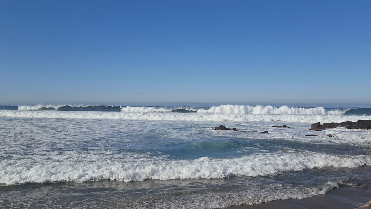 Sunio Beach Club - View from our deck table - Beach Bars Near Me - Rosarito, BCN