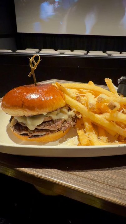 Cinepolis - Truffle mushroom burger - Cinema Near Me - Tomball, Texas
