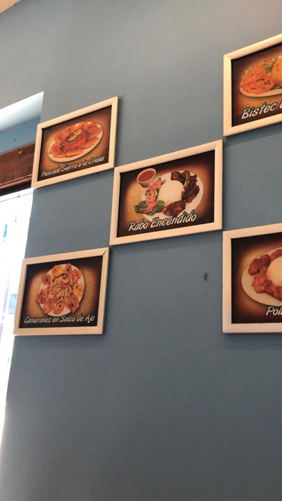 Punta Cana Restaurant - Wall of menu items - Dominican Near Me - Chicago, Illinois