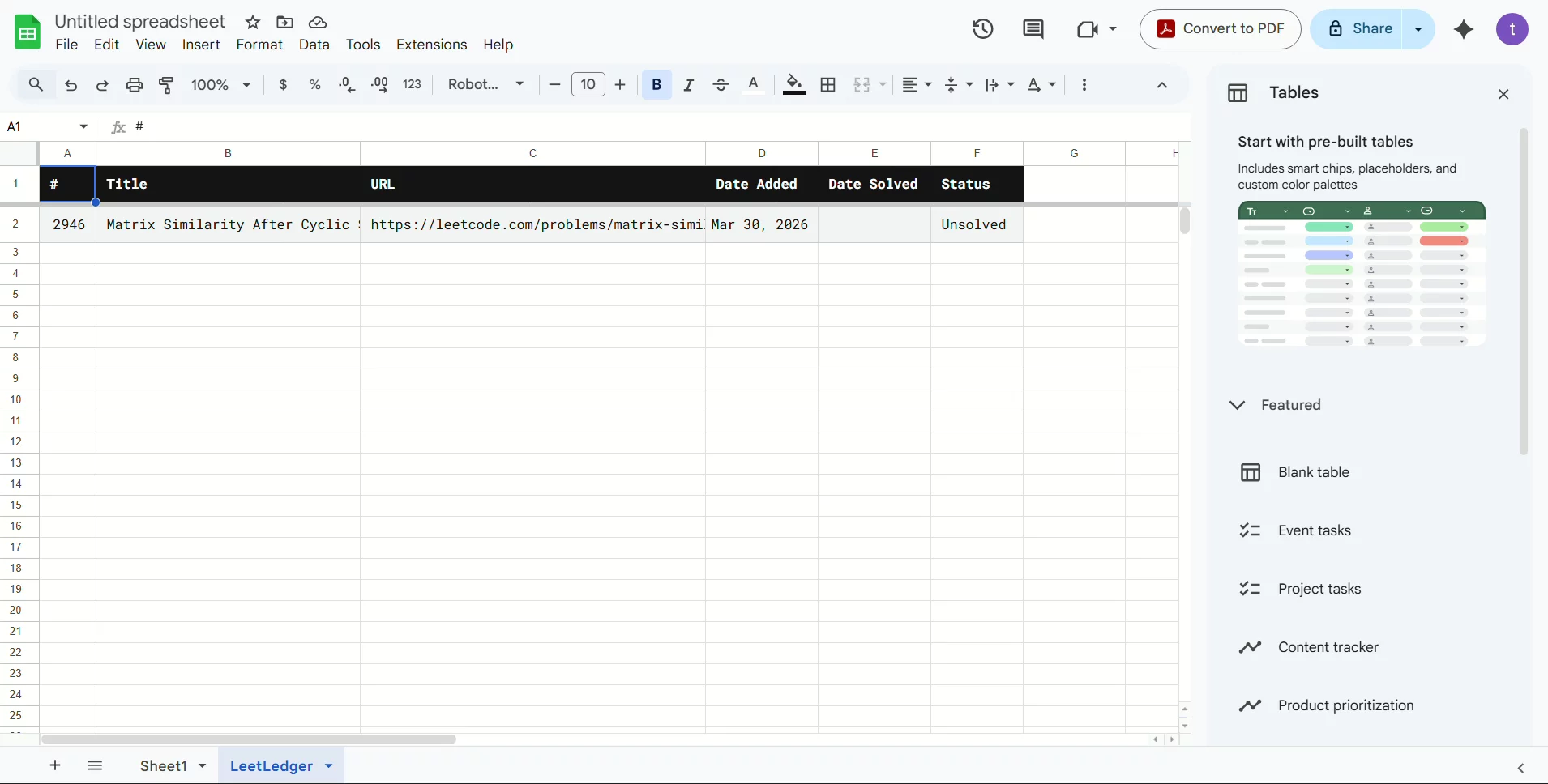 Leet Ledger image 1