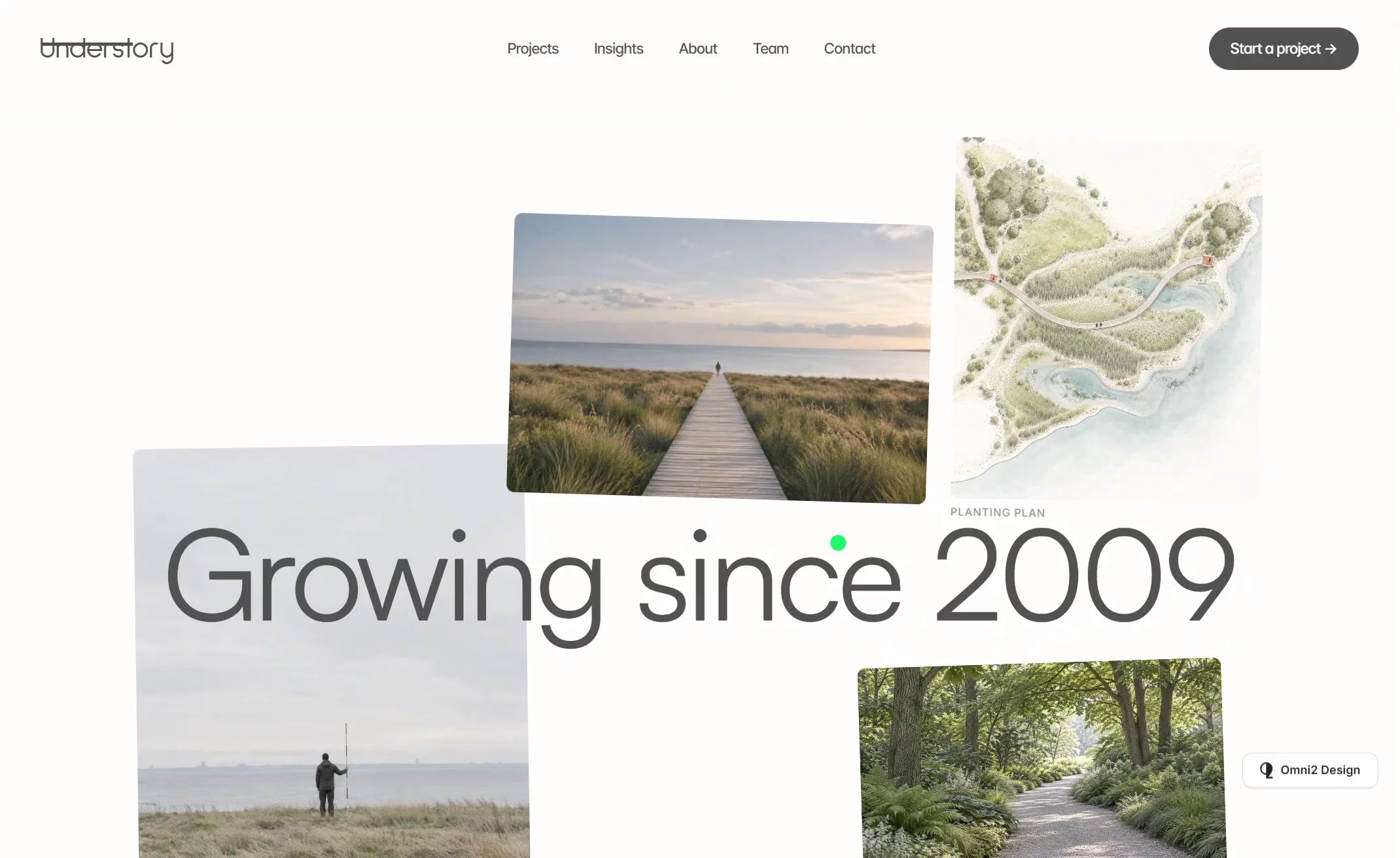 Scroll-driven parallax collage we built🌿Part of Understory- coming soon for landscape architecture studios!!
