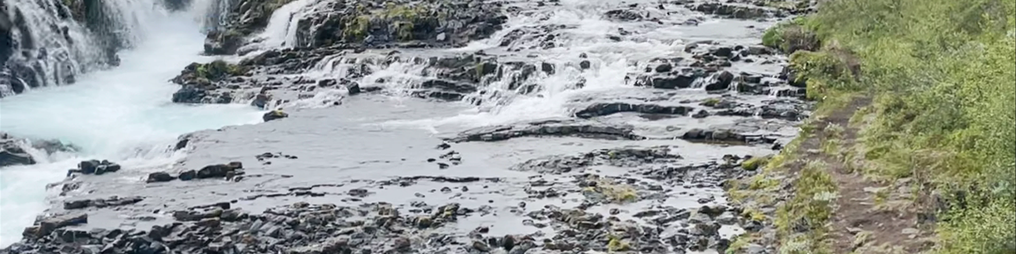 Bruarfoss Waterfall