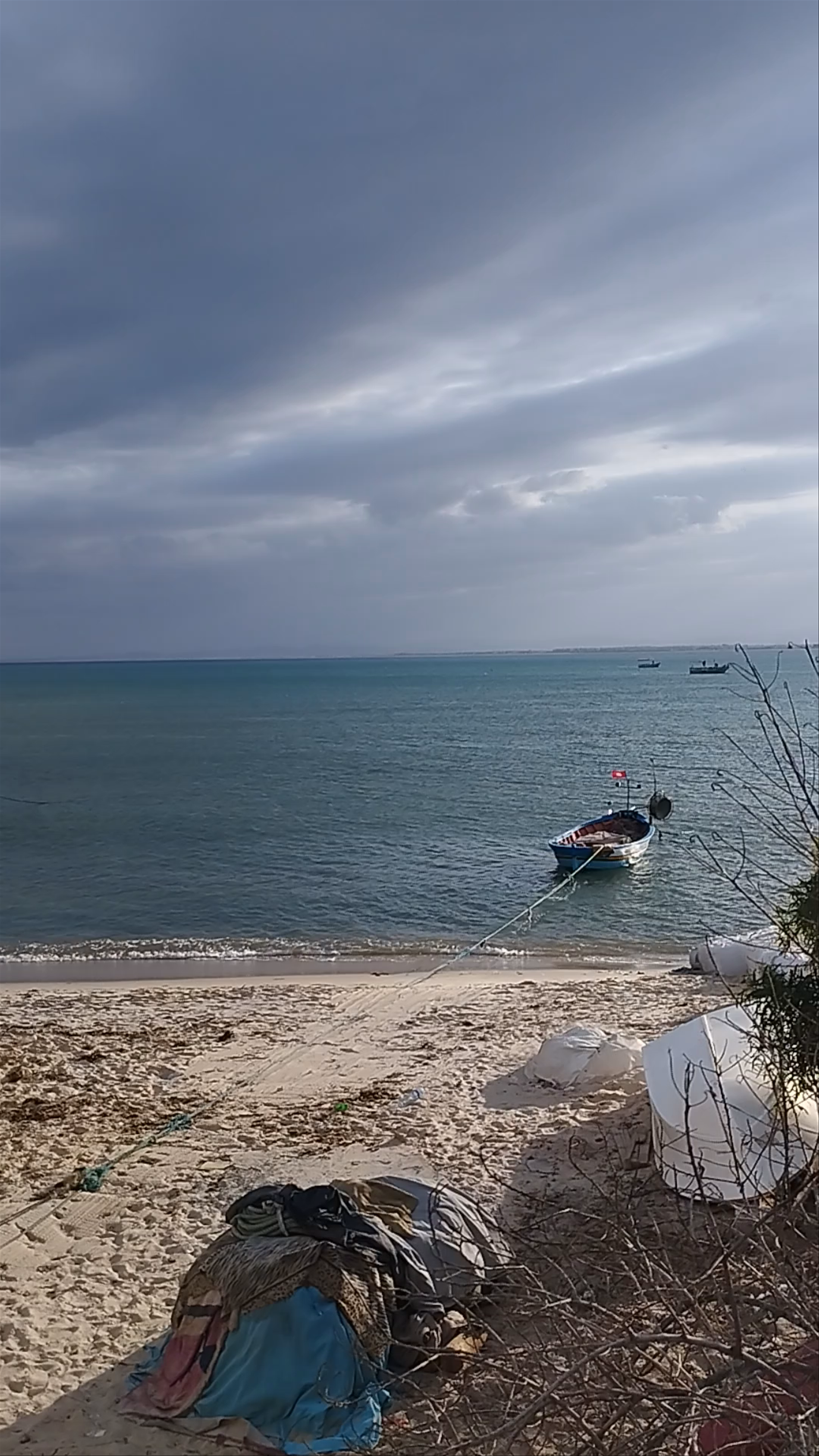 Seaside Serenity and Historic Charm at Hammamet Beach, Tunisia
