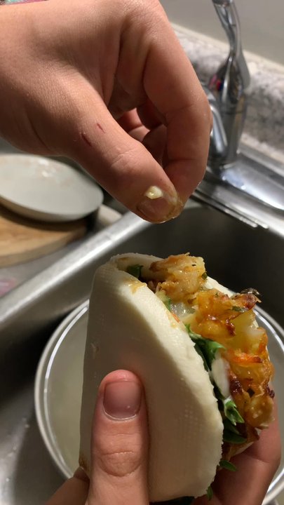 JJ’S Poke - The hair in the vegetable bao bun - Hawaiian Near Me - Minneapolis, Minnesota
