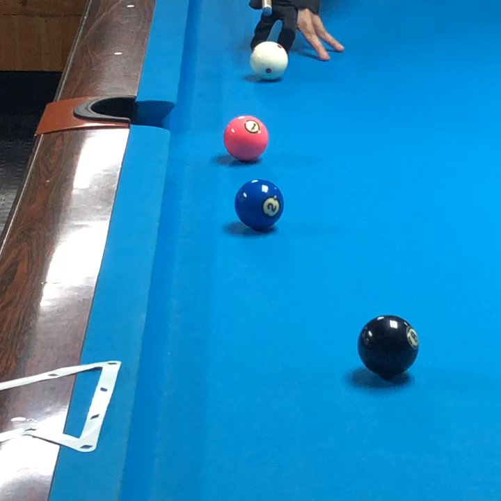Carom Cafe Billiards - Jump shot in 9-ball - Pool Halls Near Me - Flushing, New York