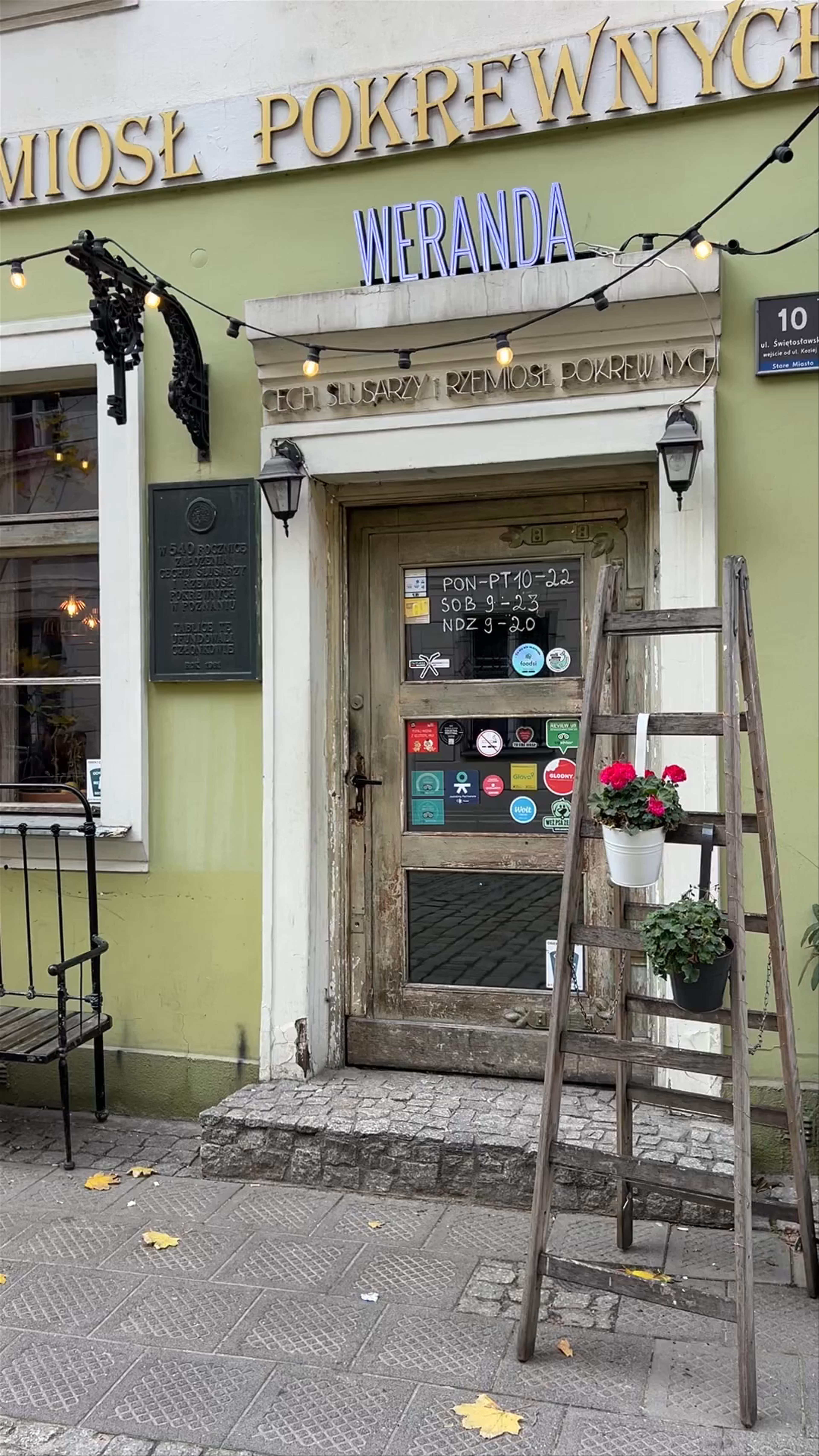 Cozy Charm of Weranda Caffe in Poznań