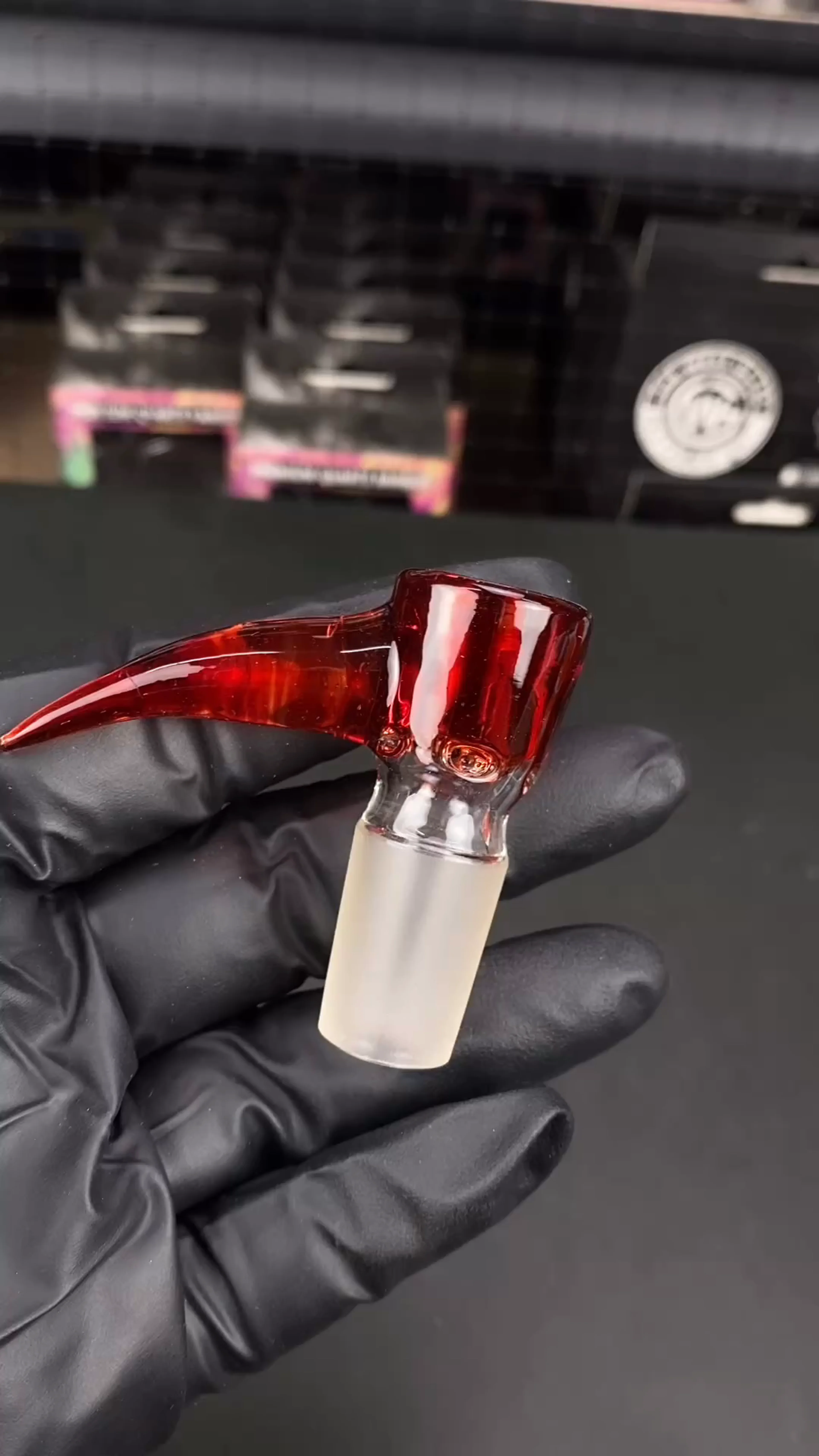 Preview pic of 18mm 4-Hole Glass Bowl Slide by Magizle
