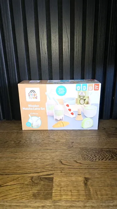 Little Town Wooden Matcha Latte Set image 1