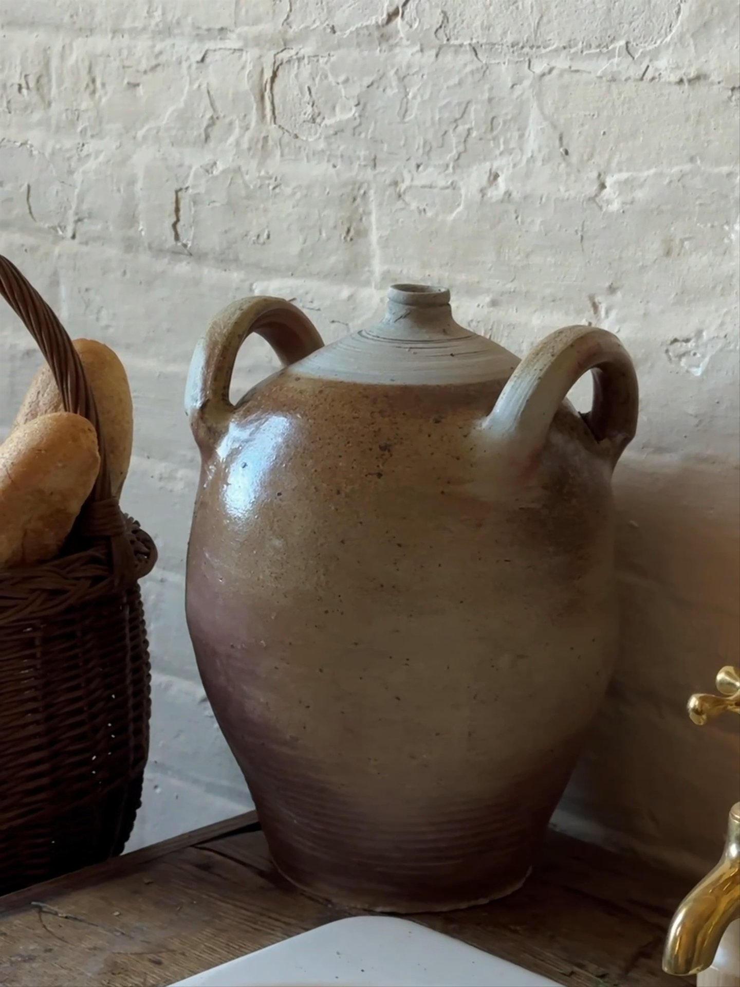 French Olive Oil Jug