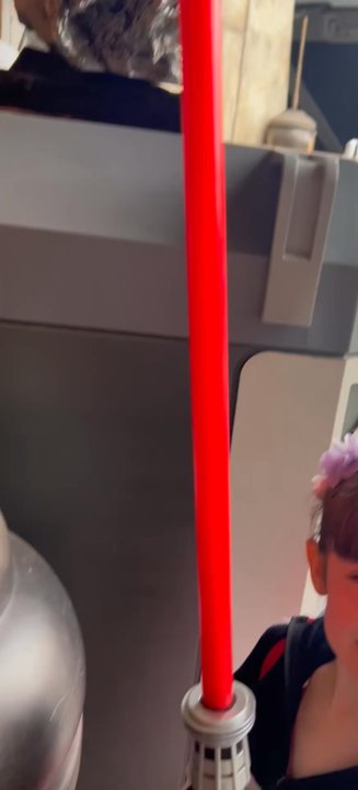 First Order Cargo - Eldest's Darth Maul and hubby's Kyle Ren's lightsabers~ The lightsabers really light up and make sounds, fun for battling! - Gift Shops Near Me - Anaheim, California